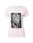 EINSTEIN & NEWTON Tricou 'Leopatd' roz deschis / negru / alb - Pled.ro