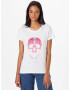 EINSTEIN & NEWTON Tricou 'Light Skull' roz / alb - Pled.ro