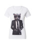 EINSTEIN & NEWTON Tricou lila / negru / alb - Pled.ro