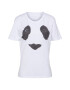 EINSTEIN & NEWTON Tricou 'Panda Eyes Paxton' gri închis / alb - Pled.ro