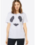 EINSTEIN & NEWTON Tricou 'Panda Eyes Paxton' gri închis / alb - Pled.ro