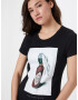 EINSTEIN & NEWTON Tricou 'Sauce' maro / negru / alb - Pled.ro