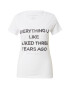 EINSTEIN & NEWTON Tricou 'Years Ago' negru / alb - Pled.ro