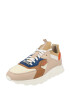 EKN Footwear Sneaker low 'LARCH' crem / albastru închis / portocaliu / alb - Pled.ro