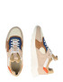 EKN Footwear Sneaker low 'LARCH' crem / albastru închis / portocaliu / alb - Pled.ro