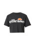 ELLESSE Tricou 'Alberta' gri închis / portocaliu / roșu / alb - Pled.ro