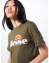 ELLESSE Tricou 'Alberta' kaki / portocaliu / roșu / alb - Pled.ro