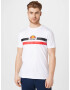 ELLESSE Tricou 'Aprel' albastru noapte / portocaliu / roșu / alb - Pled.ro