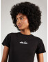 ELLESSE Tricou 'Beckana' negru / alb - Pled.ro