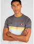 ELLESSE Tricou funcțional 'Vernon' galben / gri deschis / negru / alb - Pled.ro