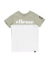 ELLESSE Tricou 'Mitico' kaki / alb natural - Pled.ro