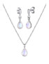 ELLI PREMIUM Set de bijuterii opal / argintiu - Pled.ro