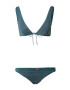 Emporio Armani Costum de baie două piese verde - Pled.ro