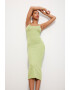 Envii Rochie tricotat 'Peridot' verde deschis / alb - Pled.ro