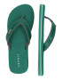 ESPRIT Flip-flops verde / alb - Pled.ro