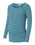 Esprit Maternity Tricou cyan / alb - Pled.ro