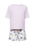 ESPRIT Pijama crem / bej deschis / bleumarin / mov deschis - Pled.ro