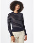 ESPRIT Pulover 'Sus' bleumarin / alb - Pled.ro