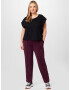 Esprit Sport Curvy Pantaloni roșu burgundy - Pled.ro