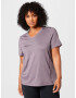 Esprit Sport Curvy Tricou funcțional gri taupe / alb - Pled.ro