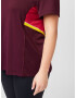 Esprit Sport Curvy Tricou galben miere / roșu bordeaux / roşu închis - Pled.ro