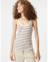 ESPRIT Top gri taupe / alb - Pled.ro