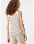 ESPRIT Top gri taupe / alb - Pled.ro