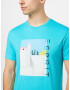 ESPRIT Tricou albastru aqua / verde / negru / alb - Pled.ro