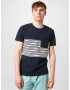 ESPRIT Tricou albastru noapte / alb - Pled.ro