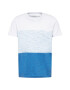 ESPRIT Tricou albastru regal / albastru deschis / alb - Pled.ro