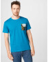 ESPRIT Tricou azuriu / verde / negru / alb - Pled.ro