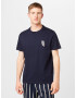 ESPRIT Tricou bleumarin / alb - Pled.ro