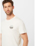 ESPRIT Tricou gri / alb - Pled.ro