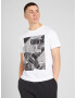 ESPRIT Tricou gri / gri metalic / negru / alb - Pled.ro