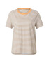 ESPRIT Tricou gri taupe / portocaliu / alb - Pled.ro