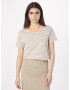 ESPRIT Tricou gri taupe / portocaliu / alb - Pled.ro