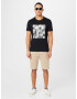 ESPRIT Tricou negru / alb - Pled.ro