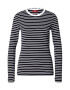 ESPRIT Tricou negru / alb - Pled.ro