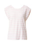 ESPRIT Tricou roz deschis / alb - Pled.ro