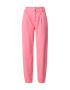 Essentiel Antwerp Pantaloni cu cute 'BITTO' roz deschis - Pled.ro