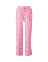 ETAM Pantaloni de pijama 'VERE' roz / alb - Pled.ro