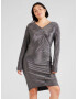 EVOKED Rochie argintiu - Pled.ro