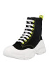 F_WD Sneaker înalt 'EVE' galben neon / negru / alb - Pled.ro