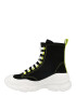 F_WD Sneaker înalt 'EVE' galben neon / negru / alb - Pled.ro