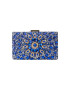 faina Clutch albastru / auriu - Pled.ro