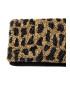 faina Clutch auriu / negru - Pled.ro