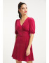 faina Rochie de cocktail fucsia - Pled.ro