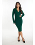 faina Rochie mulate verde smarald - Pled.ro