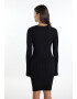 faina Rochie tricotat negru - Pled.ro