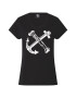 FC St. Pauli Tricou 'Anker' negru / alb - Pled.ro